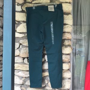 Blue slim pencil pants